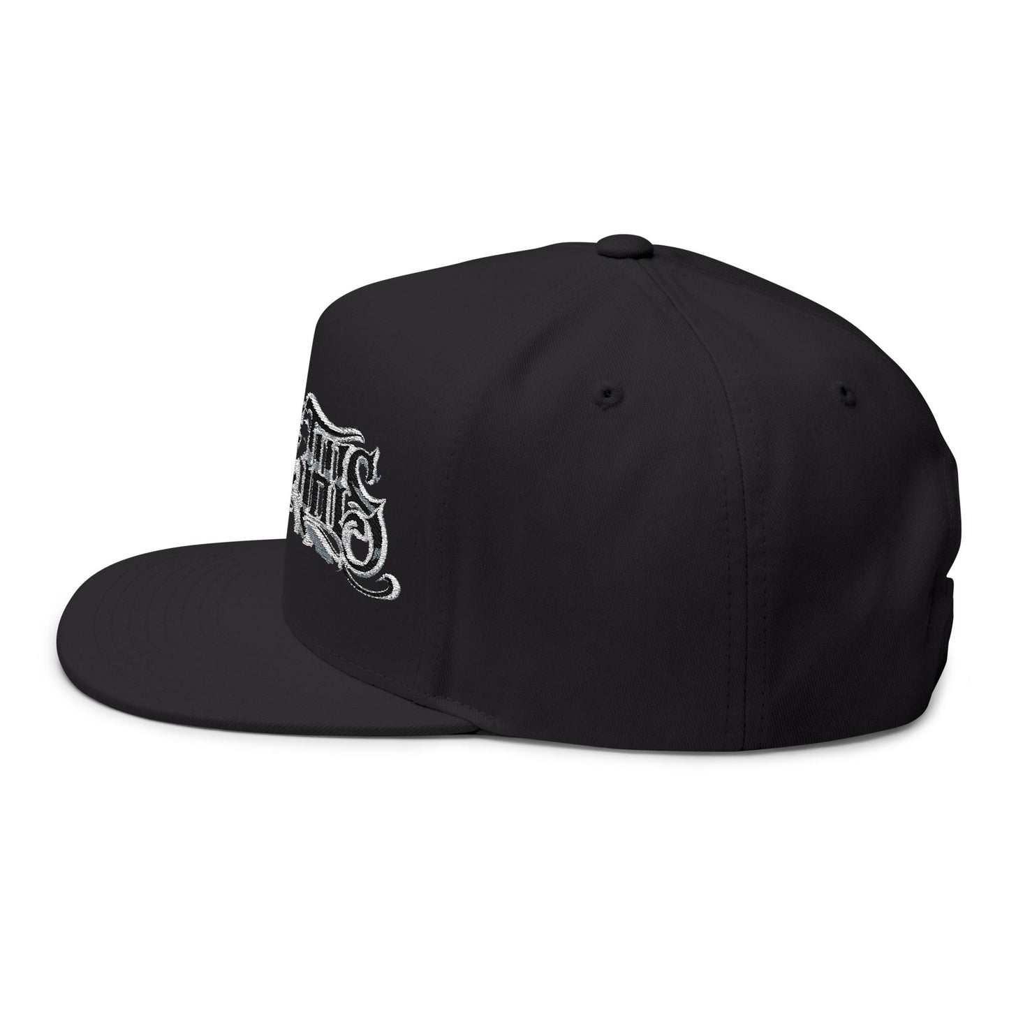 Embroidered 'Stroke This' Flat Bill Cap